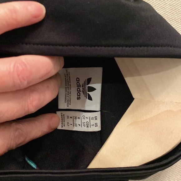 Adidas Floral Short Full Zip Jacket - Size S - Picture 3 of 5